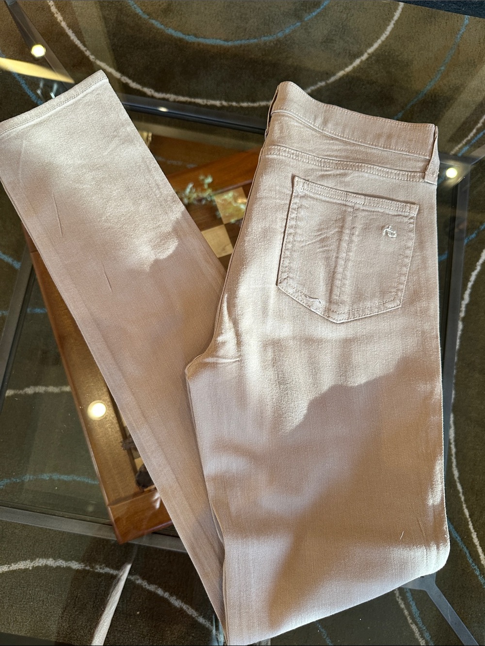 rag & bone Skinny Jeans in Light Taupe